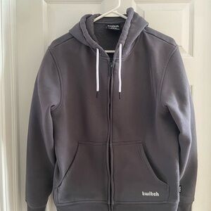 Twitch Gray Zip-Up Hoodie Sz S